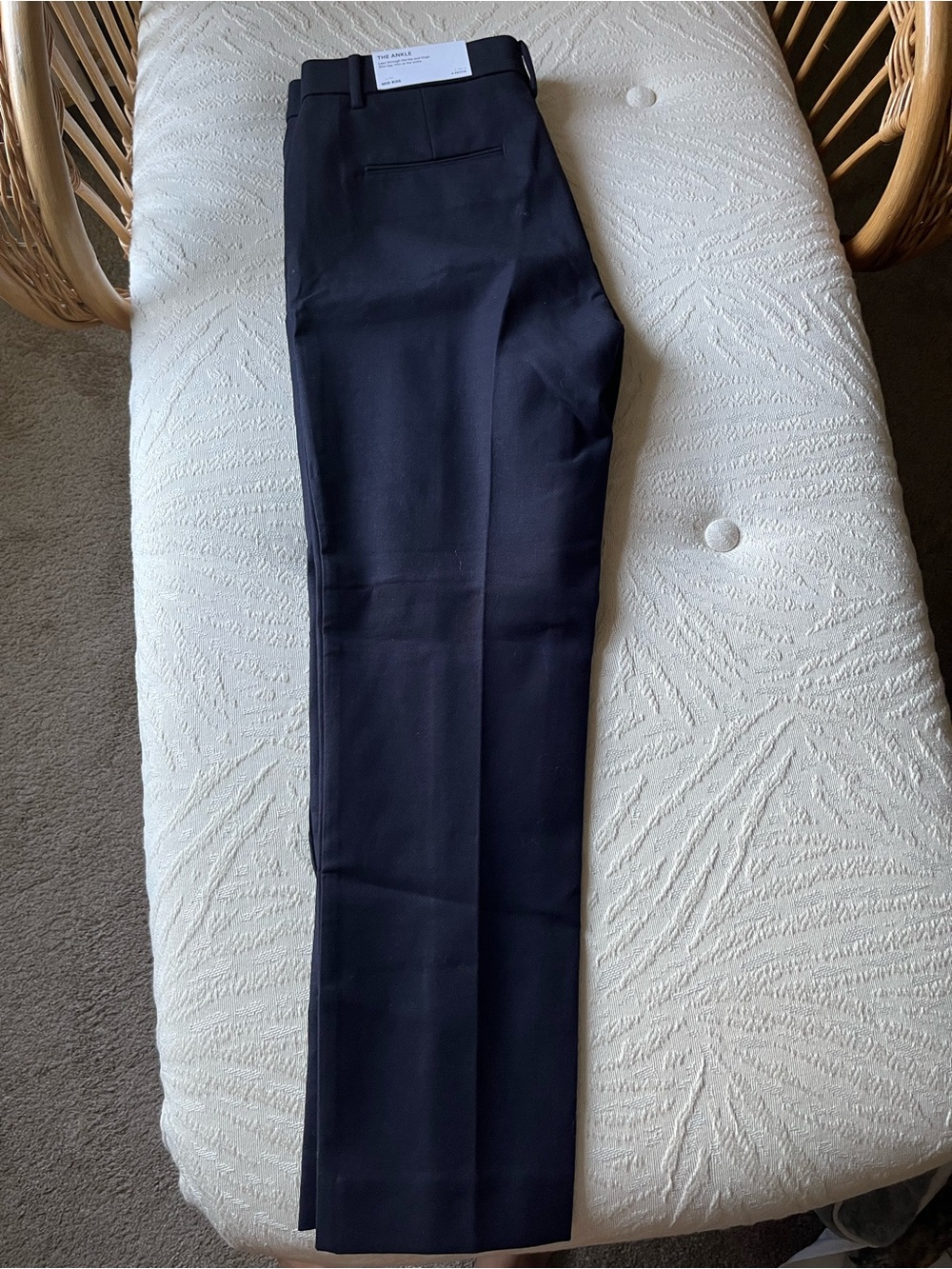 Ann Taylor Navy Eva Ankle-Length Dress Pants